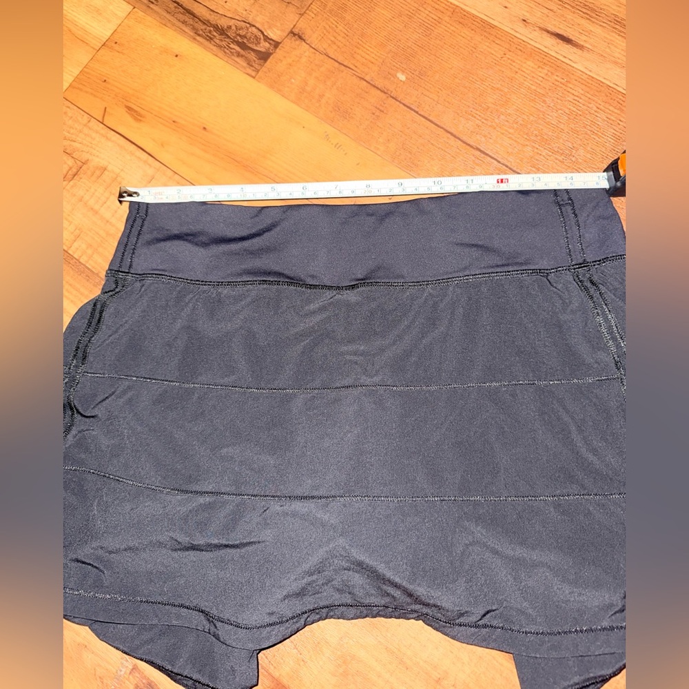 Pristine Lululemon Black Pace Rival Skirt *4-way Stretch 2 Size:8 - Picture 14 of 14